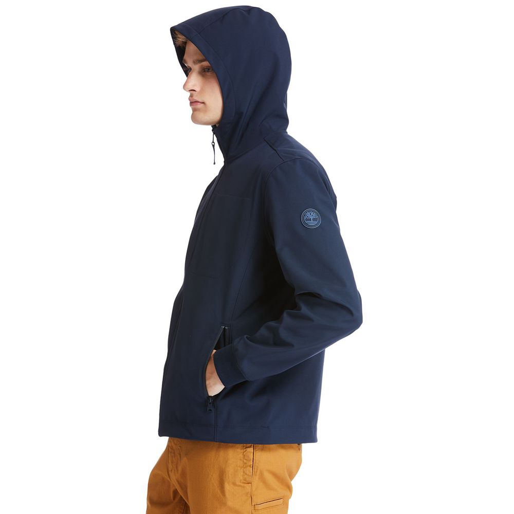 Geaca Timberland Barbati Bleumarin - Mt. Waumbeck Hooded Softshell - Romania - IKOBHC382